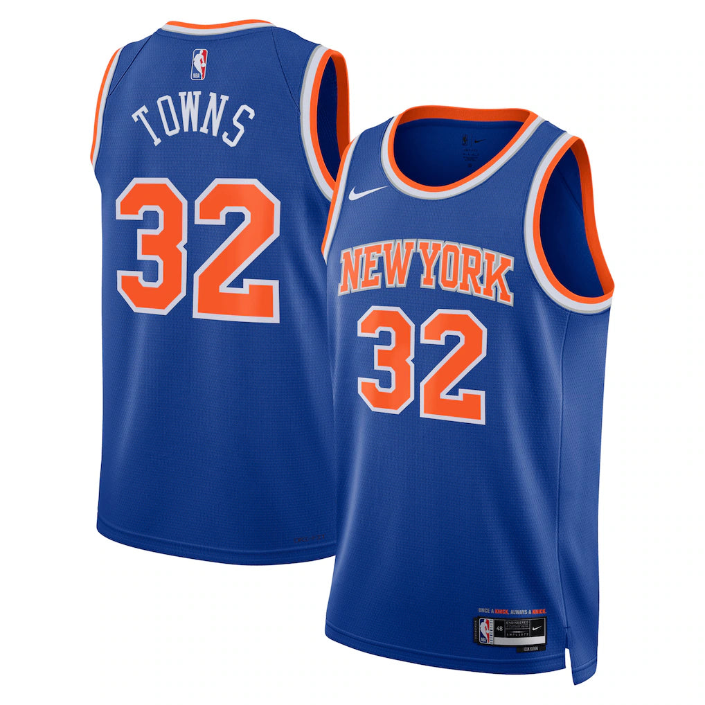 Karl-Anthony Towns New York Knicks Unisex - Icon Edition - Blue