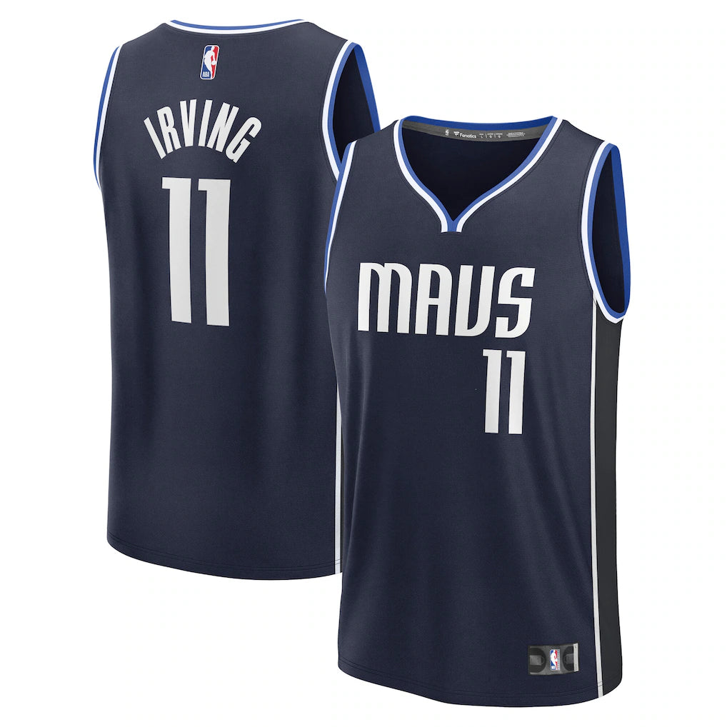 Kyrie Irving Dallas Mavericks Fanatics Fast Break Player Jersey - Statement Edition - Navy