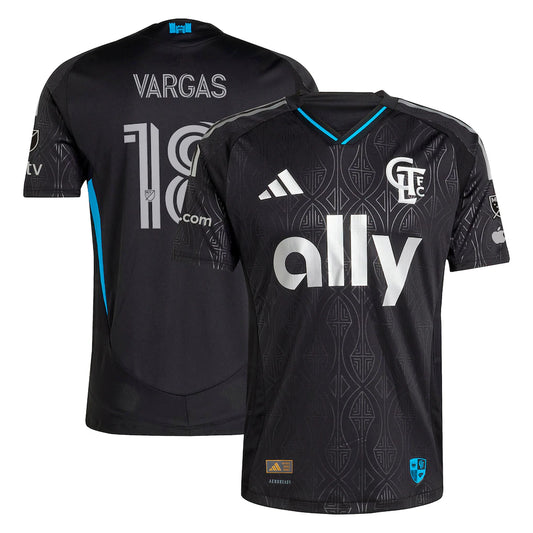 Kerwin Vargas Charlotte FC 2025 Fortress Kit On-Field – Black