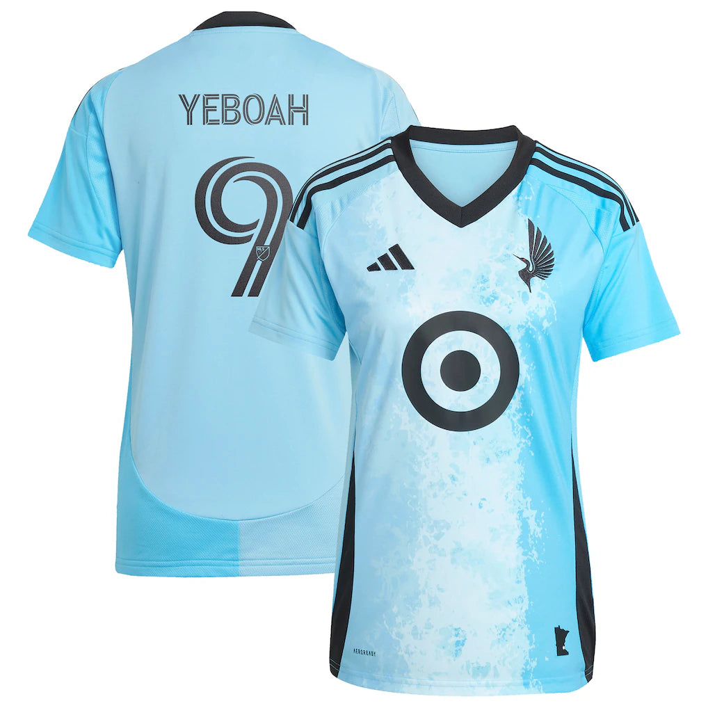 Kelvin Yeboah Minnesota United FC adidas Women's 2025 CONVERGENCE Player Jersey - Blue