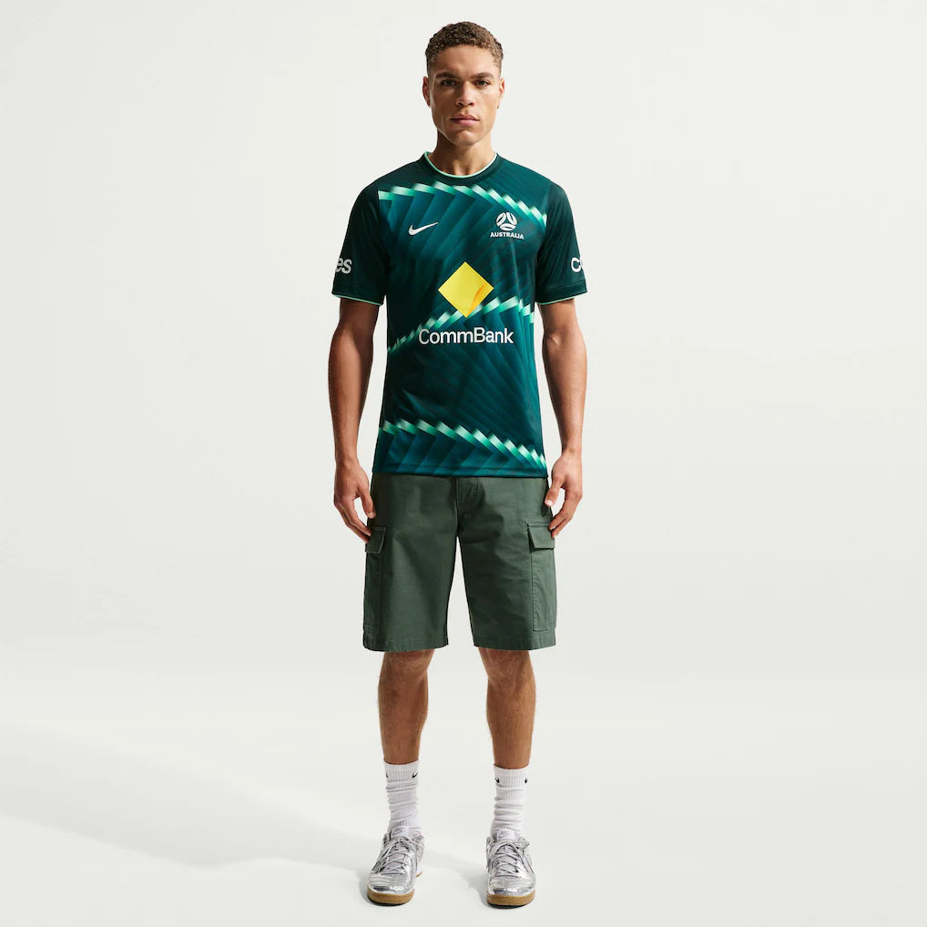 Australia National Team 2026 Academy Pro Pre-Match Top - Green
