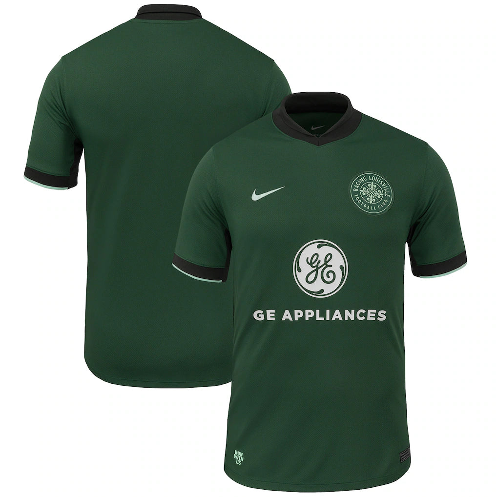 Racing Louisville FC Nike 2025 The Roots Kit Stadium Jersey - Forest Green