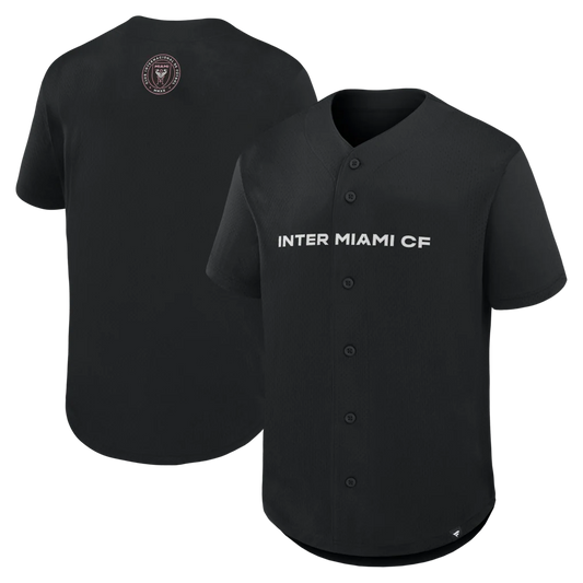 Inter Miami CF Maximum Intensity Button-Up Jersey - Black