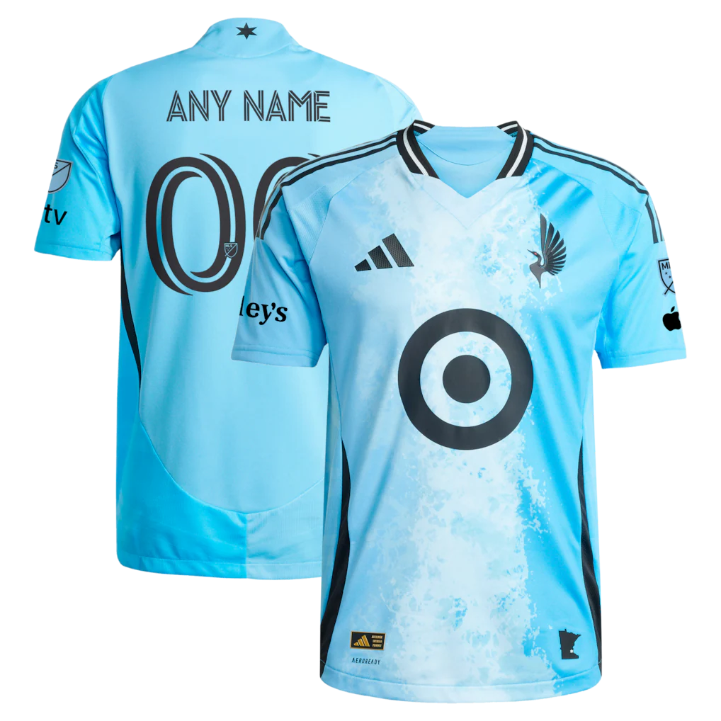 Minnesota United FC 2025 CONVERGENCE On-Field Patch Custom Jersey - Blue
