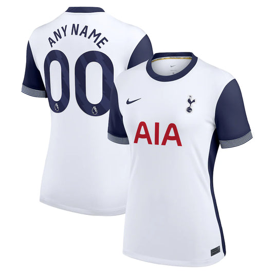 Tottenham Hotspur Nike Women's 2024/25 Home Custom Jersey - White