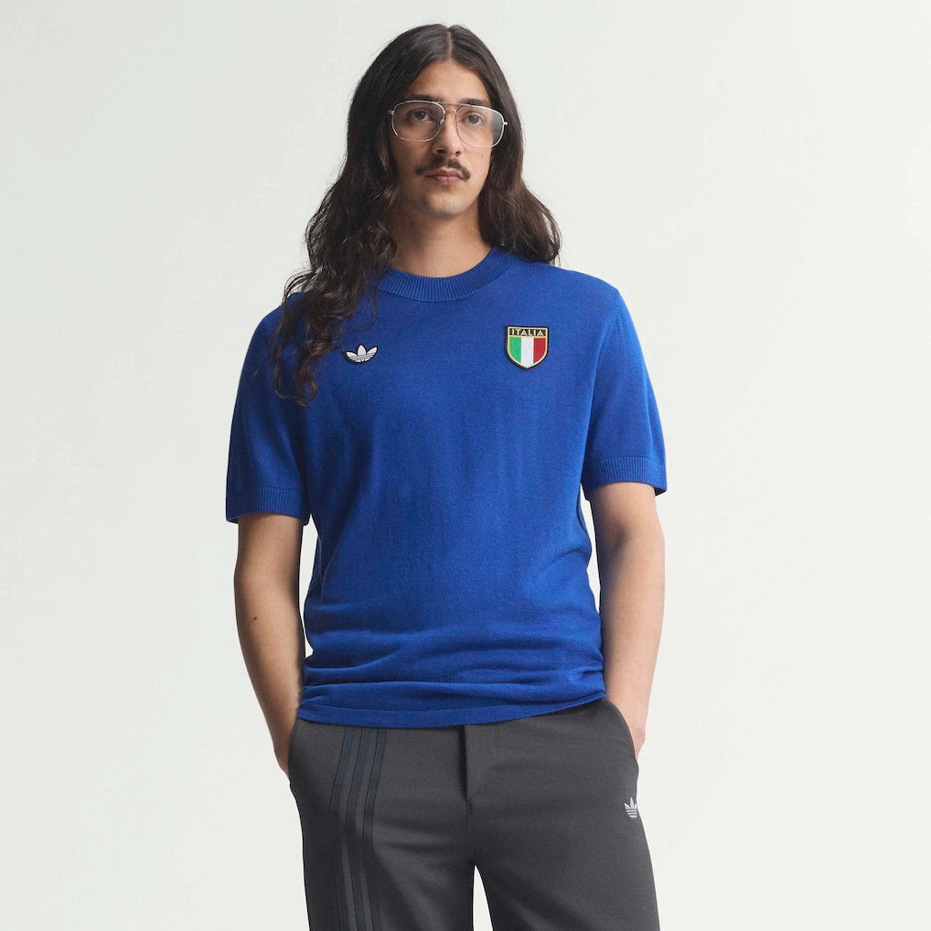 Italy National Team 1970s Fashion Jersey - Blue