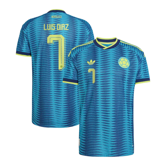 Luis Diaz Colombia National Team 2026 Away On-Field - Turquoise