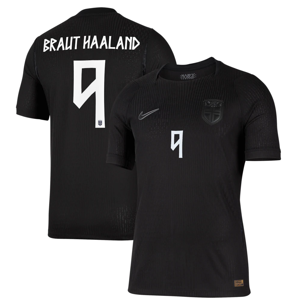 Erling Haaland Norway National Team 2026 Away Match - Black