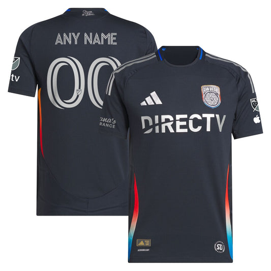 San Diego FC 2025 State of Flow On-Field Custom Jersey - Navy