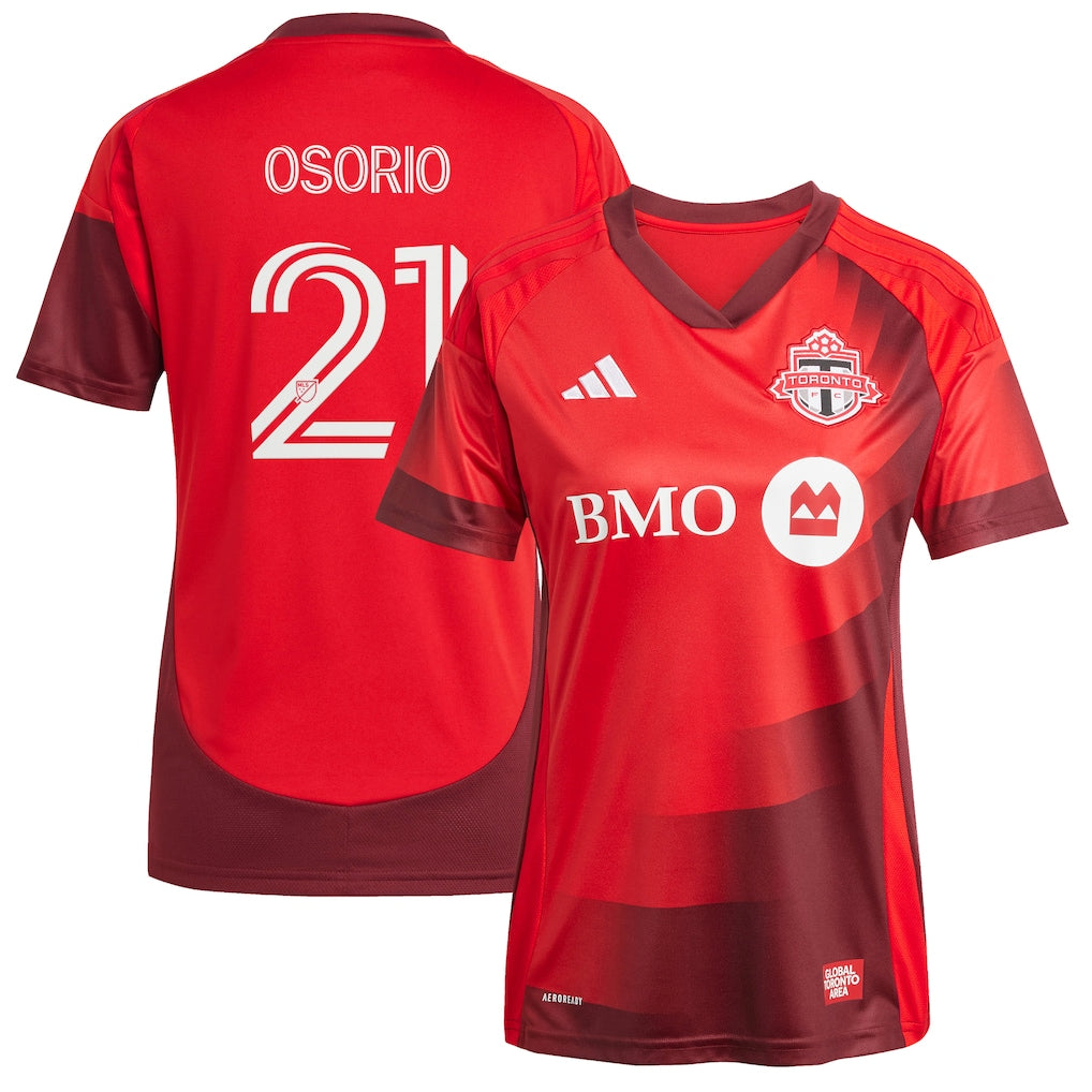 Jonathan Osorio Toronto FC adidas Women's 2025 Club Kit Player Jersey - Red