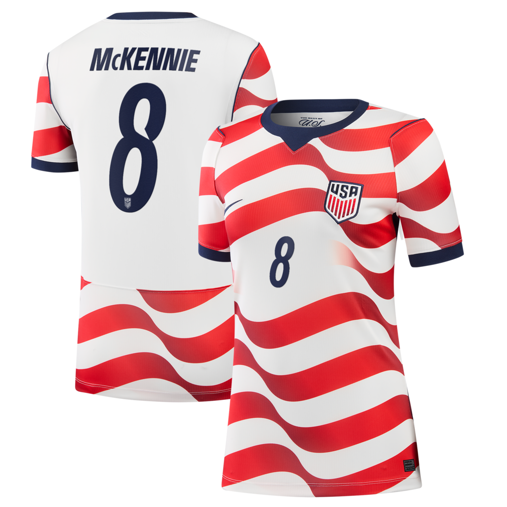 Weston McKennie USMNT Nike Women's 2026 Home Stadium Jersey - White