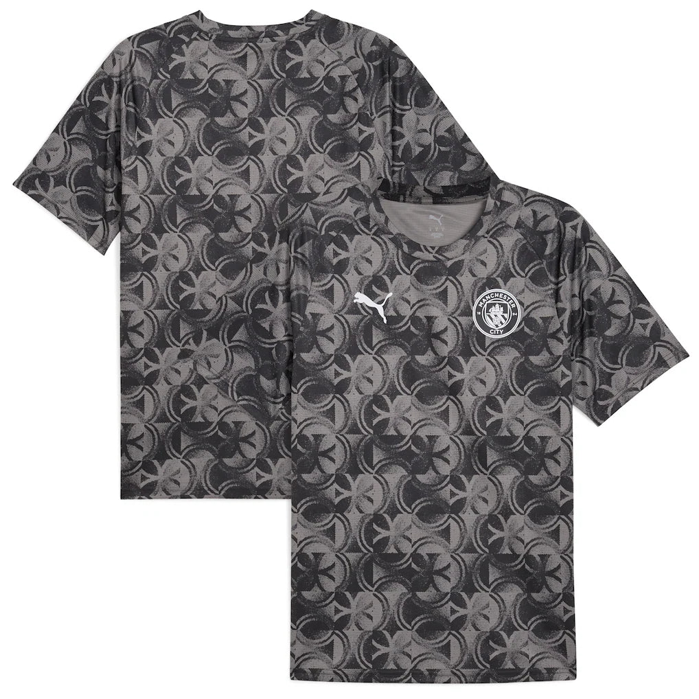 Manchester City 2025/26 Pre-Match Training Jersey - Black