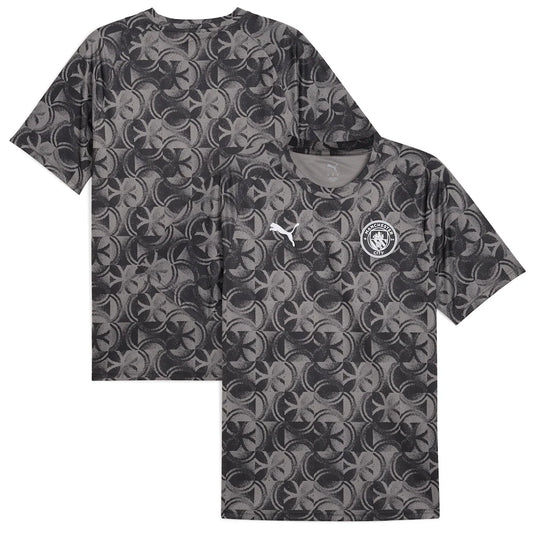 Manchester City 2025/26 Pre-Match Training Jersey - Black