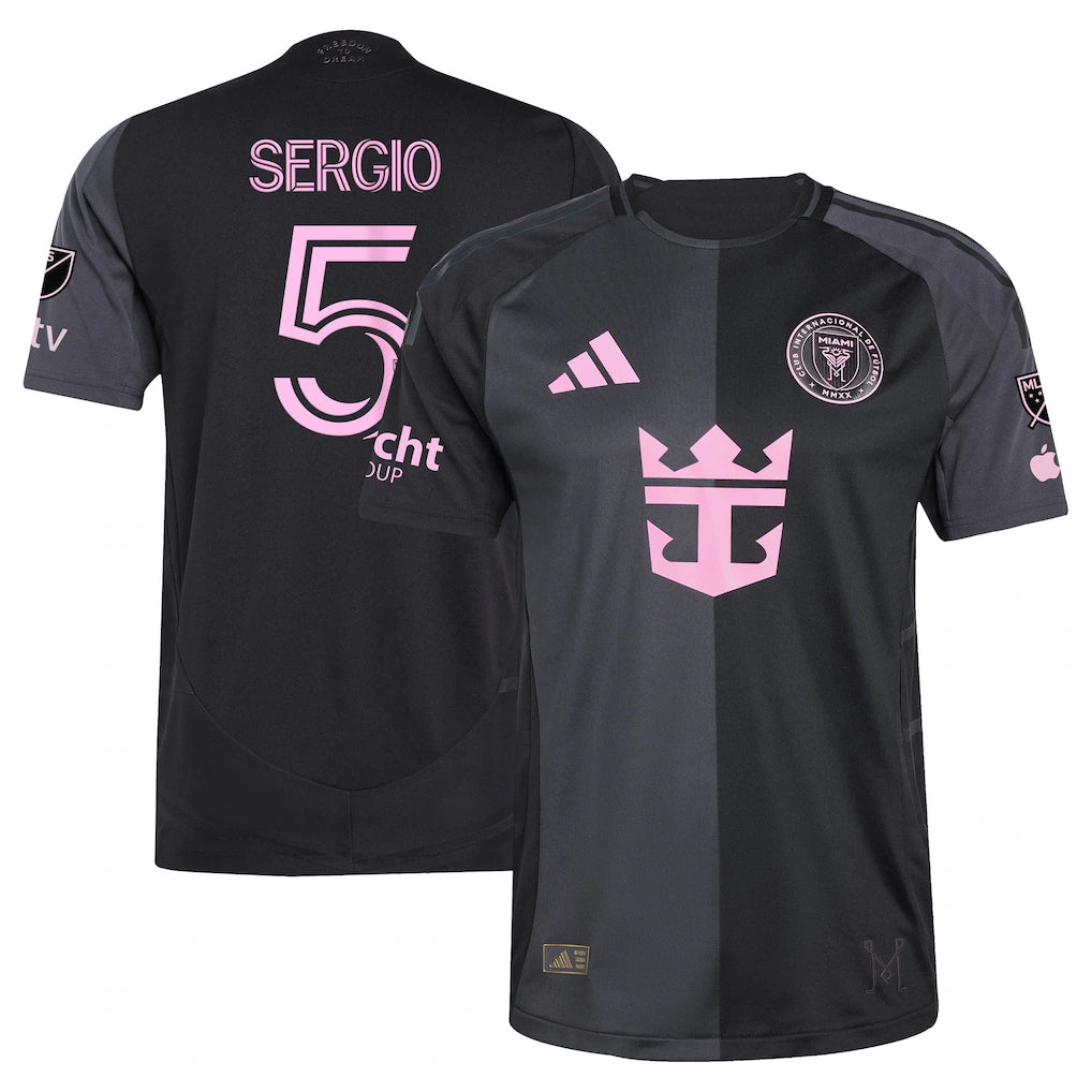 Sergio Busquets Inter Miami CF 2025 The Fortitude Kit Player Jersey - Black