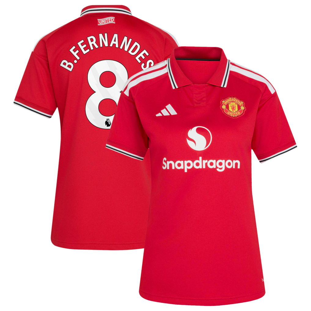 Bruno Fernandes Manchester United adidas Women's 2026/27 Home Jersey - Red