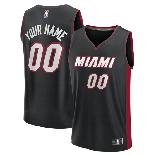 Miami Heat Custom Jersey - Icon Edition - Black