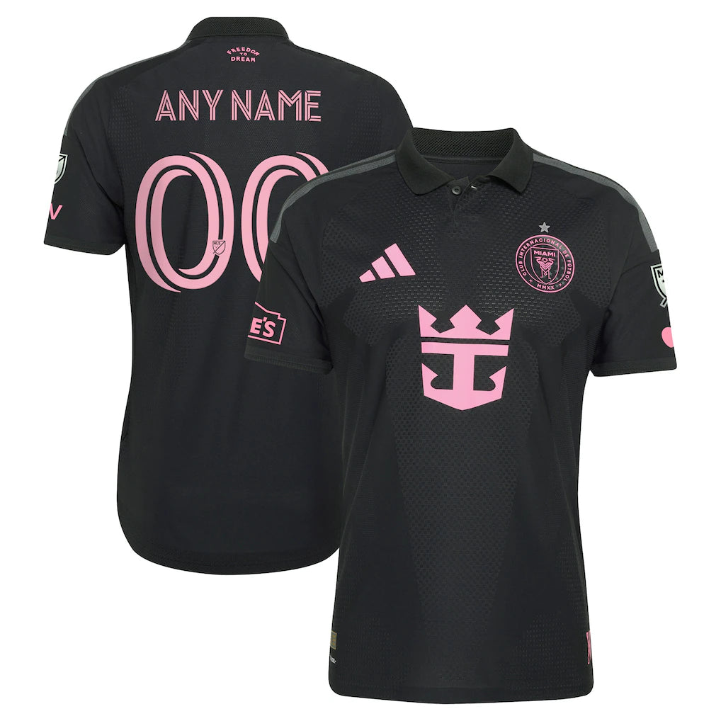 Inter Miami CF 2026 Presagio On-Field Patch Custom Jersey - Black