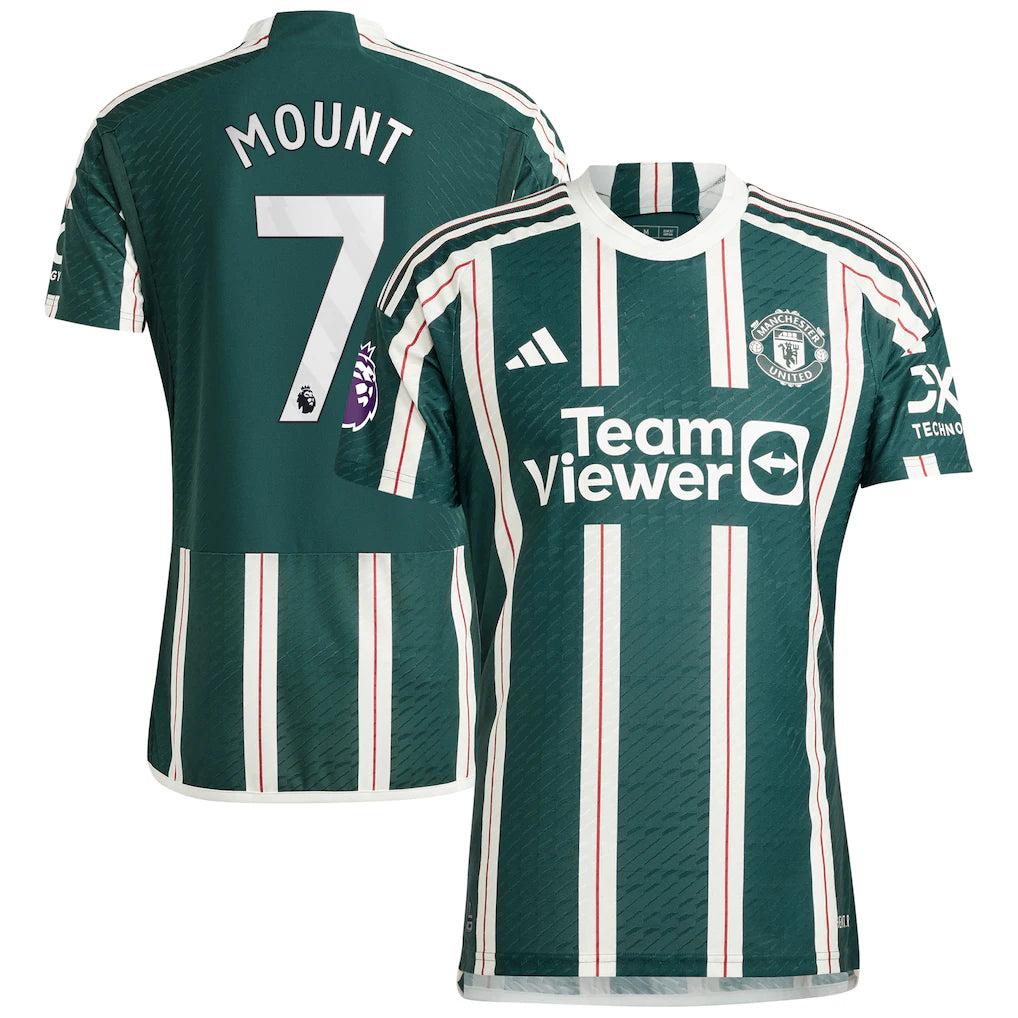 Mason Mount Manchester United 2023/24 Away Player Jersey - Green