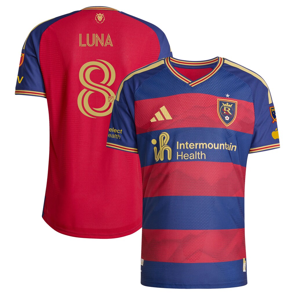 Diego Luna Real Salt Lake 2026 The Switchback On-Field Patch Jersey - Red