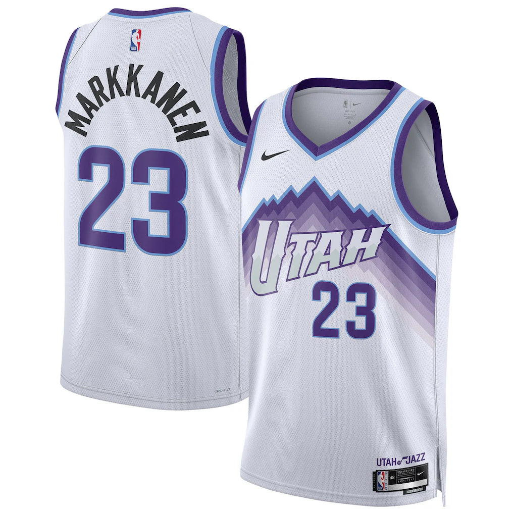 Lauri Markkanen Utah Jazz Unisex - Association Edition - White