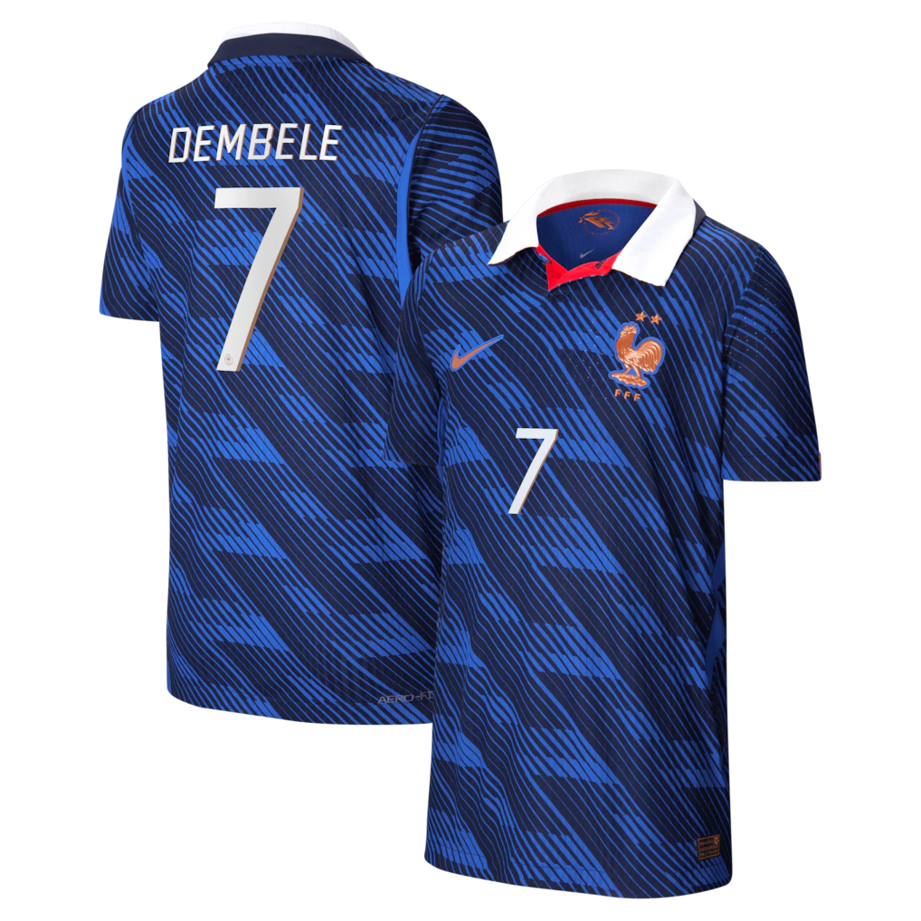 Ousmane Dembélé France National Team Youth 2026 Home Match - Blue