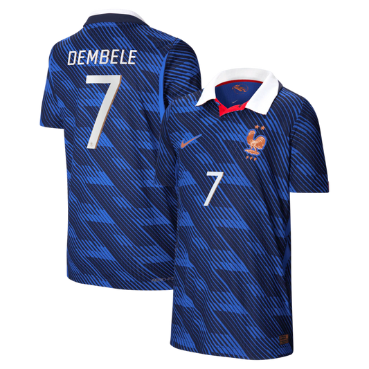 Ousmane Dembélé France National Team Youth 2026 Home Match - Blue