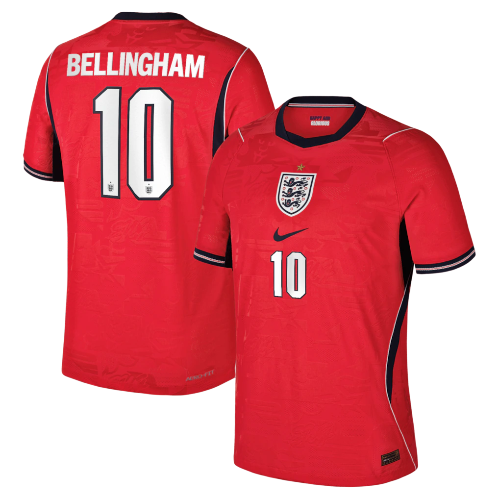 Jude Bellingham England National Team 2026 Away Match - Red