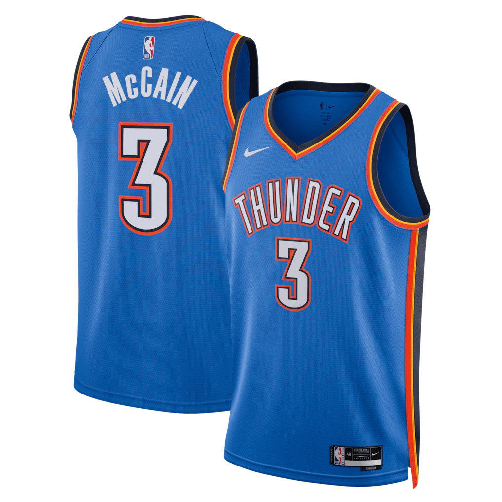 Jared McCain Oklahoma City Thunder Unisex - Icon Edition - Blue