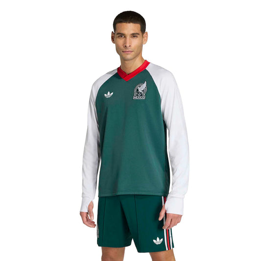 Mexico National Team 2026 Long Sleeve Pre-Match Top - Green