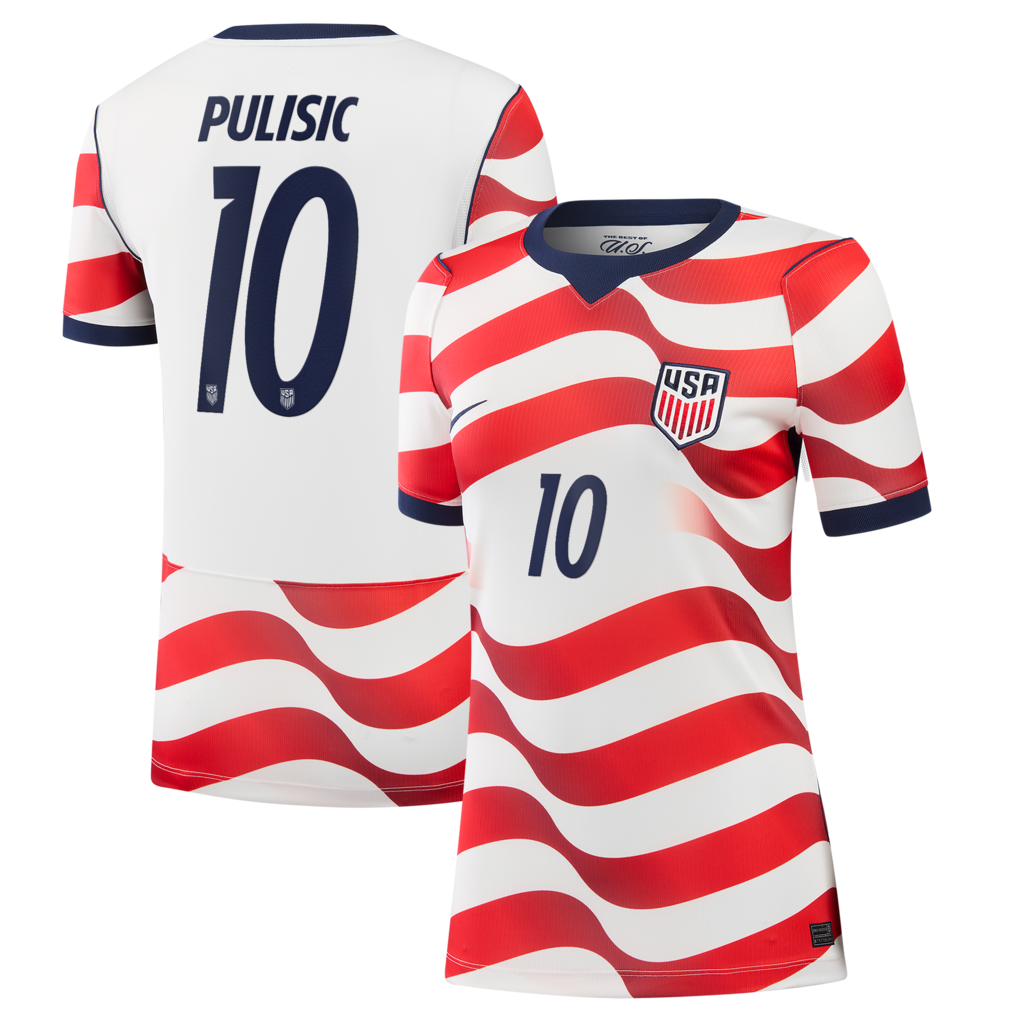 Christian Pulisic USMNT Nike Women's 2026 Home Stadium Jersey - White