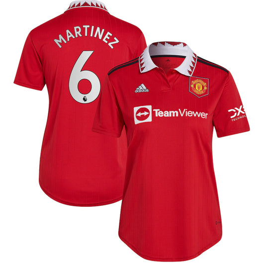 Lisandro Martínez Manchester United adidas Women's 2022/23 Home Player Jersey - Red