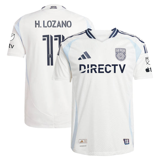 Hirving Lozano San Diego FC 2025 Woven Into One Player Jersey - White