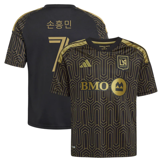 LAFC adidas Youth 2026 Primary Kit Jersey - Black