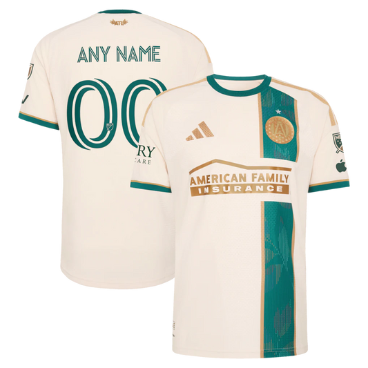 Atlanta United FC 2026 Spirit Of '96 On-Field Patch Custom Jersey - Tan