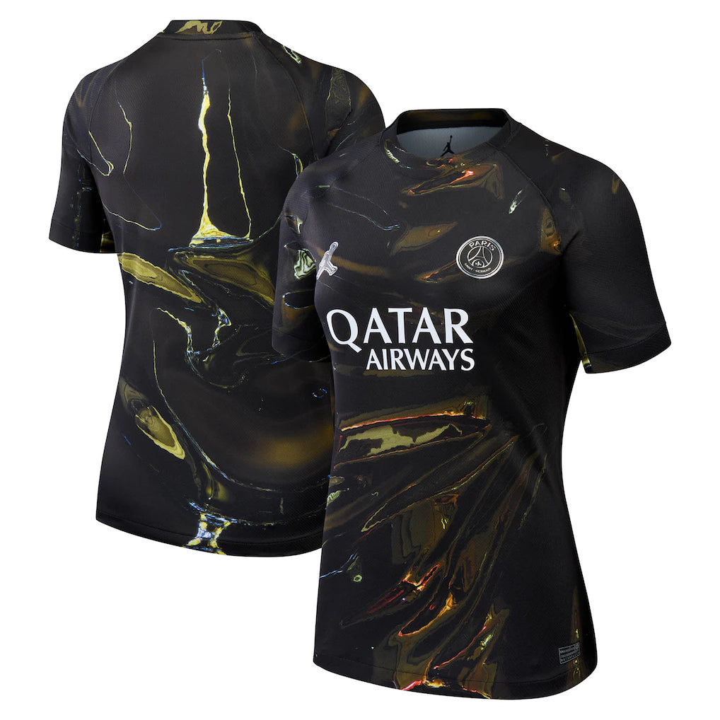 Paris Saint-Germain Jordan Brand Women's 2025/26 Fifth Stadium Jersey - Black