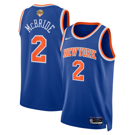 Miles McBride New York Knicks Unisex 2026 NBA Finals Patch - Icon Edition - Blue