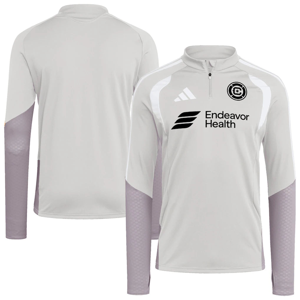 Chicago Fire 2026 Tiro Competition Quarter-Zip Training Top - Silver