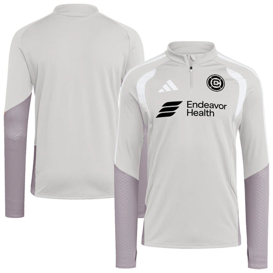Chicago Fire 2026 Tiro Competition Quarter-Zip Training Top - Silver