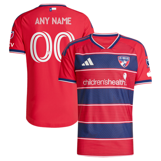 FC Dallas 2026 DNA Kit On-Field Patch Custom Jersey - Red