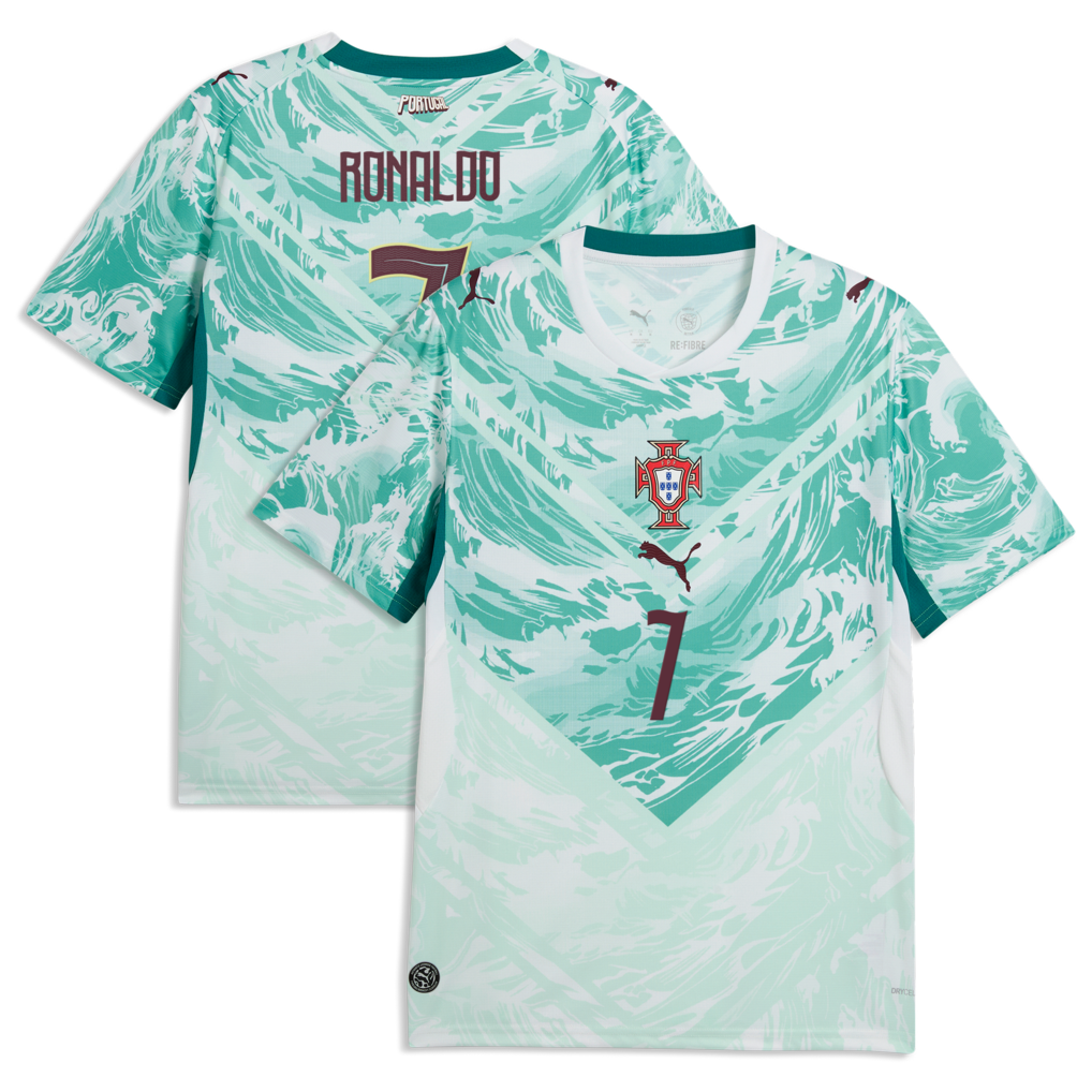 Cristiano Ronaldo Portugal National Team Puma 2026 Away Jersey - White