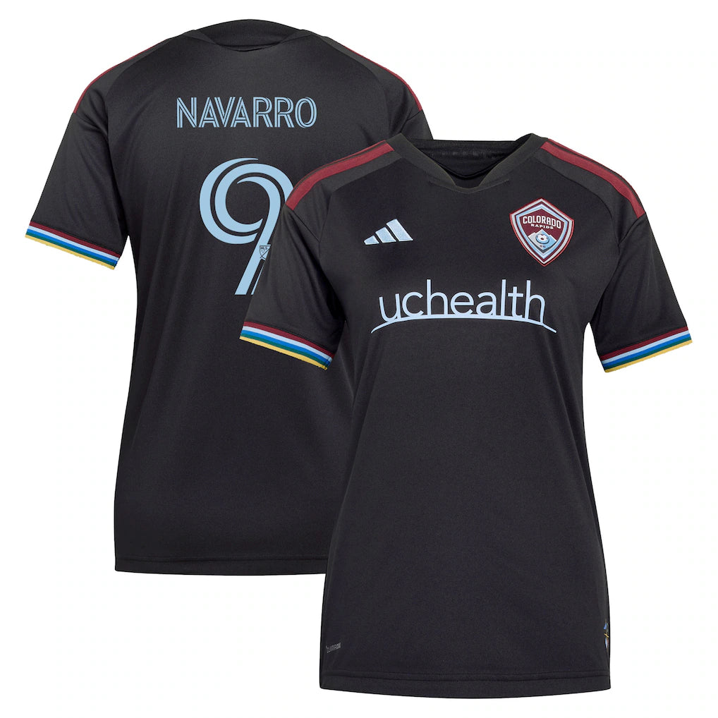 Rafael Navarro Colorado Rapids adidas Women's 2026 Colorful Colorado Jersey - Black