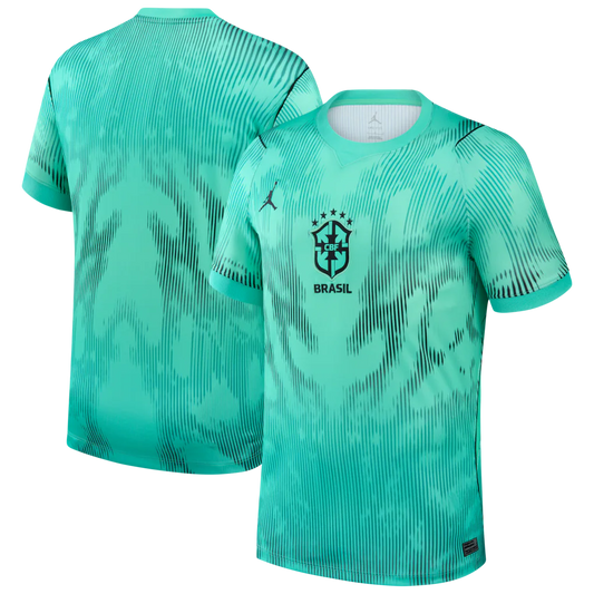 Brazil National Team Nike Men's 2026 Goalkeeper Stadium Jersey - Green