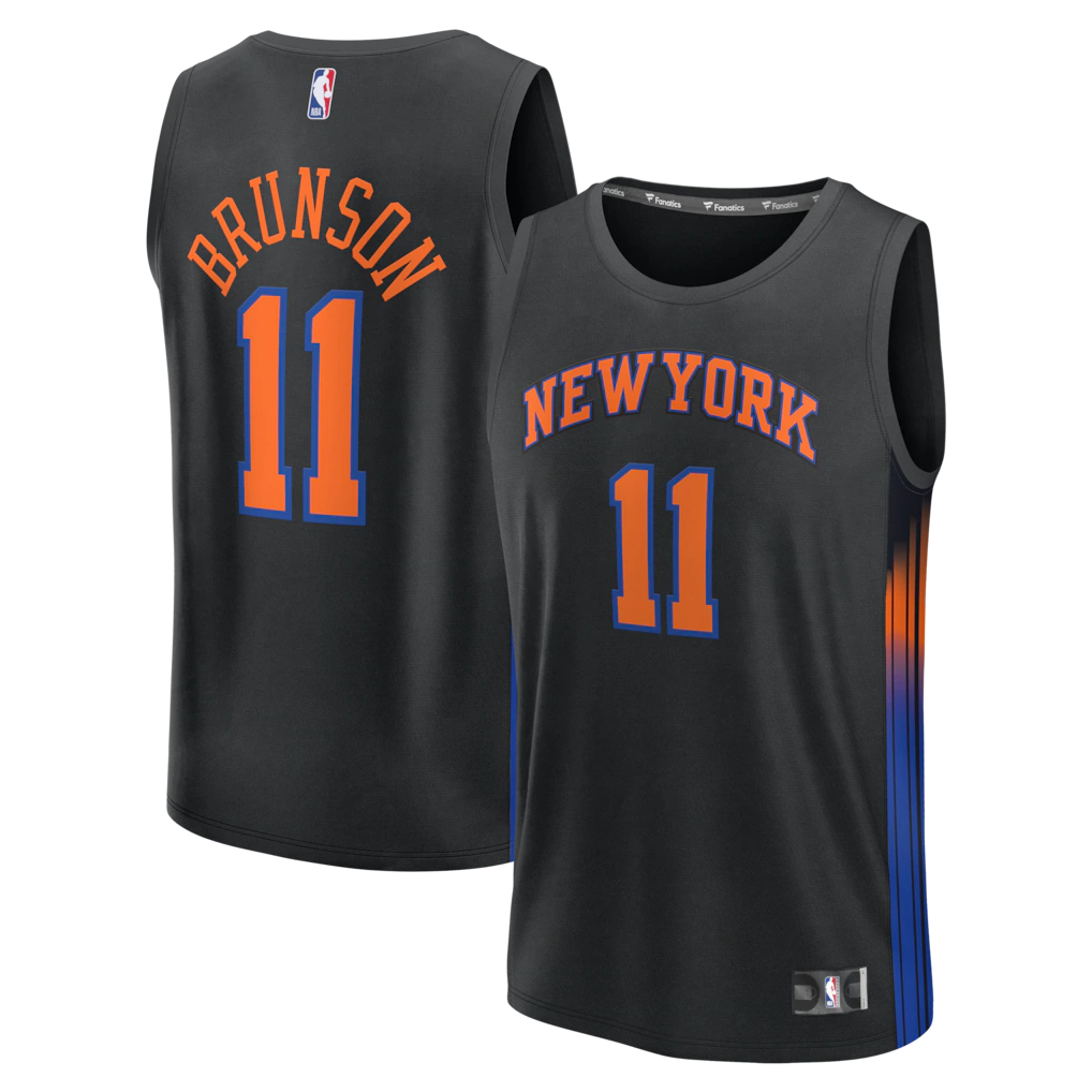 Jalen Brunson New York Knicks Jersey - Statement Edition - Black
