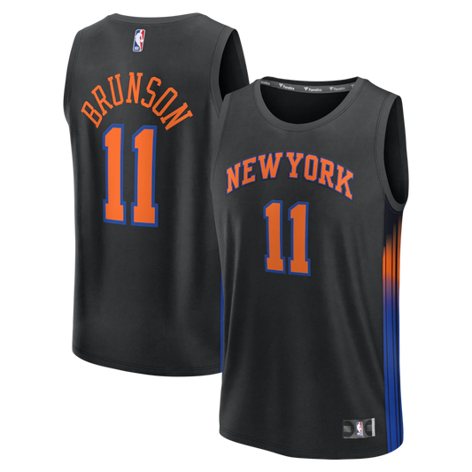Jalen Brunson New York Knicks Jersey - Statement Edition - Black