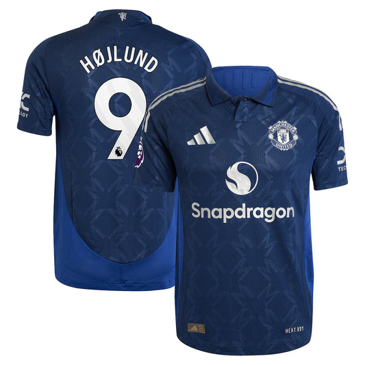 Rasmus Højlund Manchester United 2024/25 Away Player Jersey - Navy