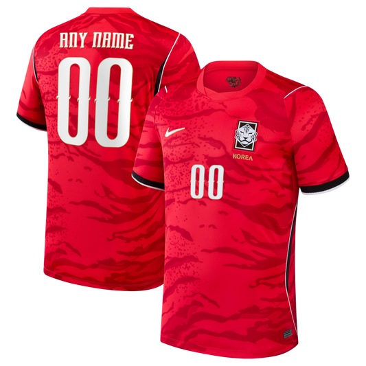South Korea National Team Nike 2026 Home Stadium Custom Jersey - Red