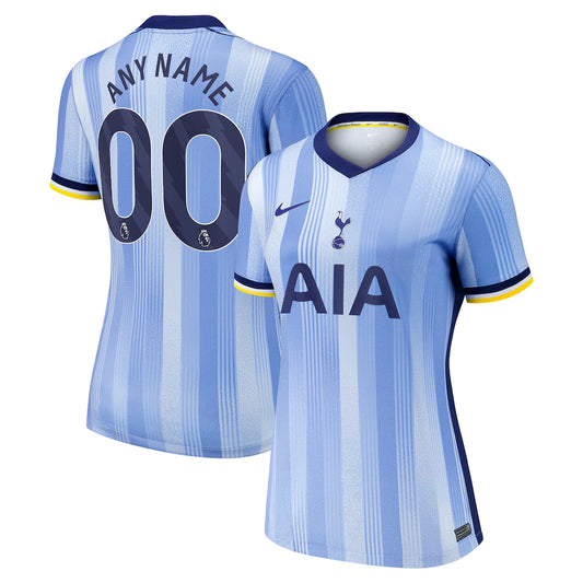 Tottenham Hotspur Nike Women's 2024/25 Away Custom Jersey - Blue
