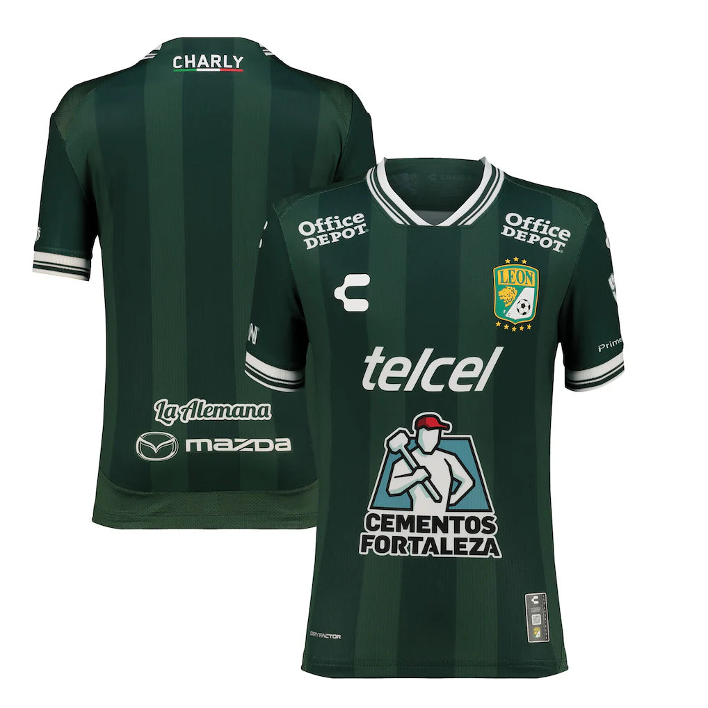 Club Leon Charly Youth 2025/26 Home - Green