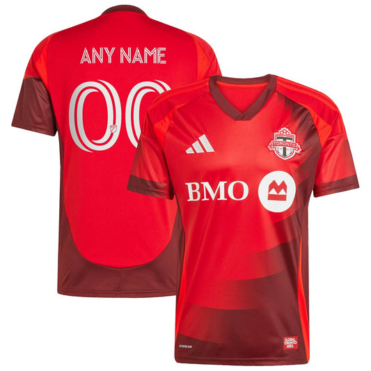 Toronto FC adidas 2025 Club Kit Custom Jersey - Red
