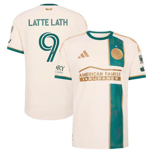 Emmanuel Latte Lath Atlanta United FC 2026 Spirit of '96 On-Field Patch Jersey - Tan